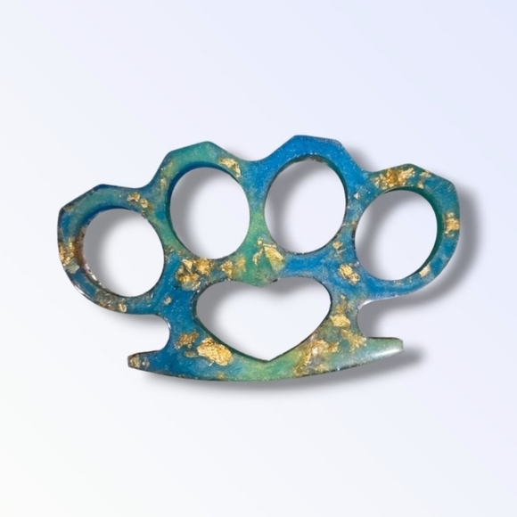 Marble Resin Decorative Keychain Accessory (Z087) - Picture 3 of 5